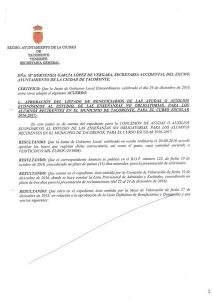 Boletín ayudas estudio 2016