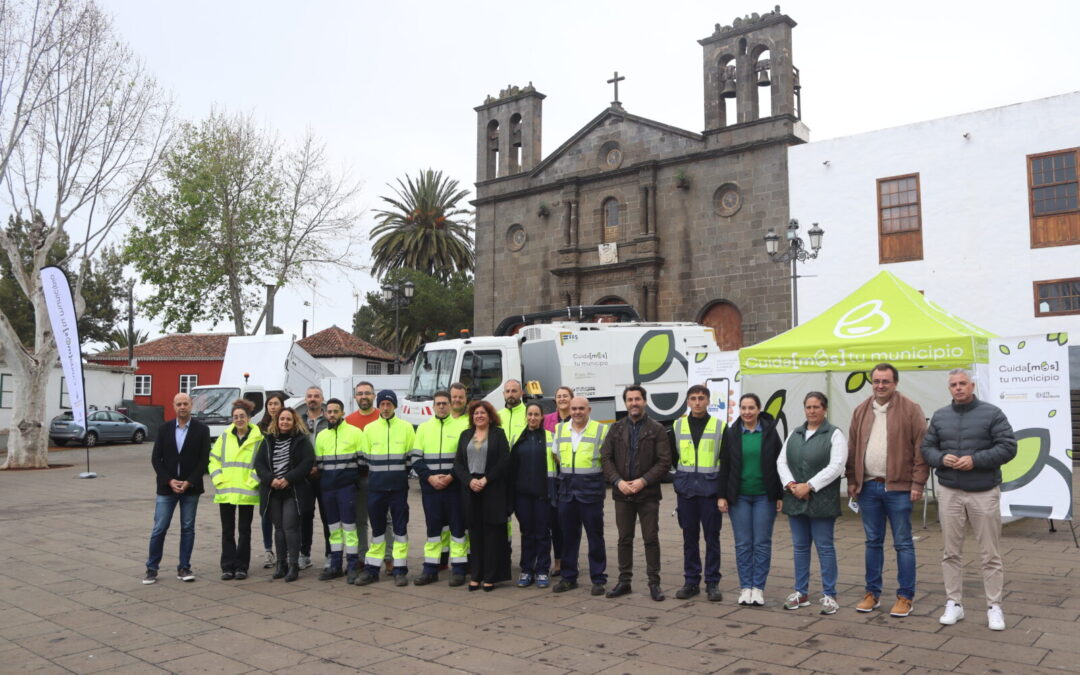 La Mancomunidad del Nordeste presenta en Tacoronte su nuevo servicio de recogida de residuos y limpieza viaria
