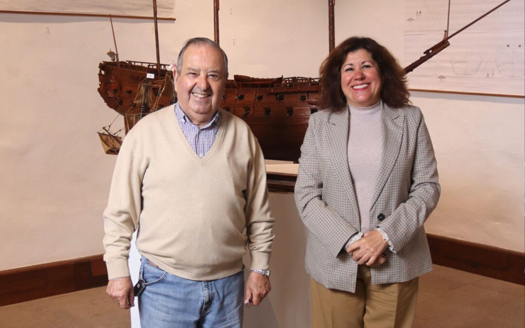 El artesano Rigoberto González inaugura en Tacoronte la exposición «Pasión Naval a escala»