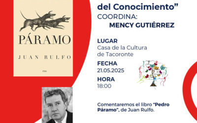 Reunión del club de lectura de Narrativa «Circulo del Conocimiento» coordinado por Mency Gutierrez