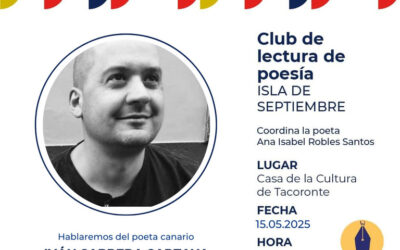 Club de Poesía Isla de Septiembre coordinador por Ana Robles