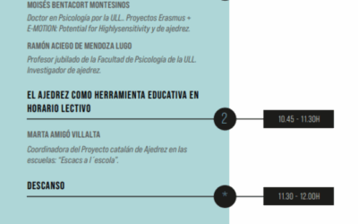 I Congreso de Ajedrez Educativo » Ponencia Auditorio»
