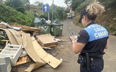 La Policía Local comenzará a abrir expedientes sancionadores por conductas incívicas en la retirada de residuos