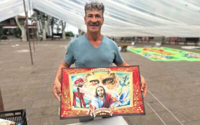 Comienzan los trabajos de elaboración de la alfombra principal del Corpus Christi 2025