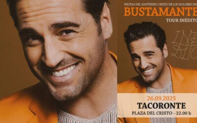 David Bustamante actuará en las Fiestas del Cristo 2025 de Tacoronte