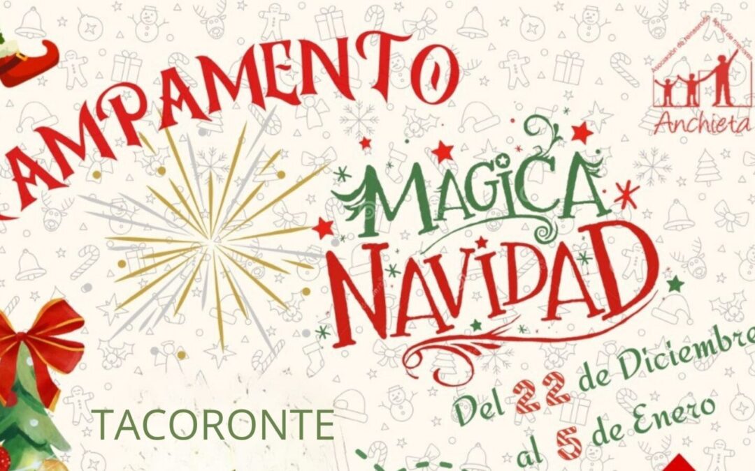 Tacoronte prepara el Campamento Mágica Navidad en la sede de la Ludoteca Municipal Serpentina