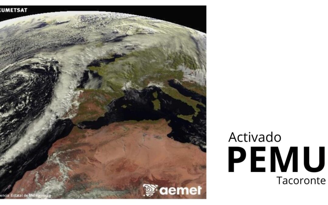 Activado el Plan de Emergencia Municipal de Protección Civil de Tacoronte debido al paso de la borrasca Claudia