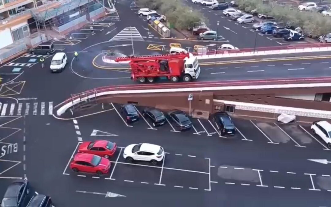 Teidagua retira el camión de sondeo de Mesa del Mar