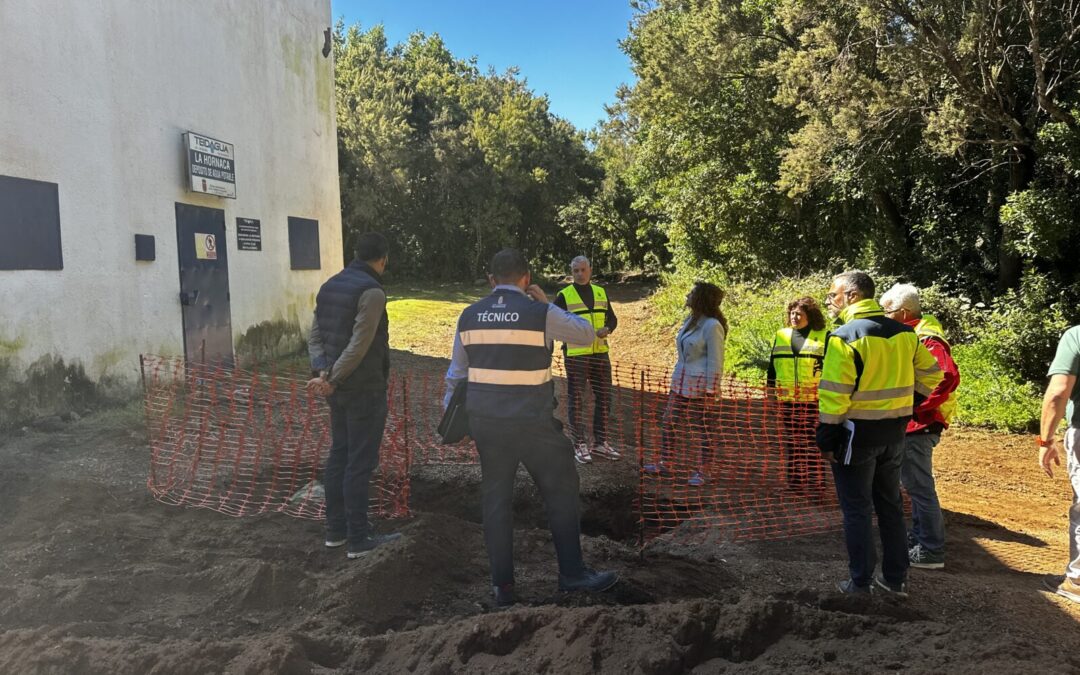 En marcha las obras de mejora de la red de abastecimiento de agua en el entorno de La Hornaca