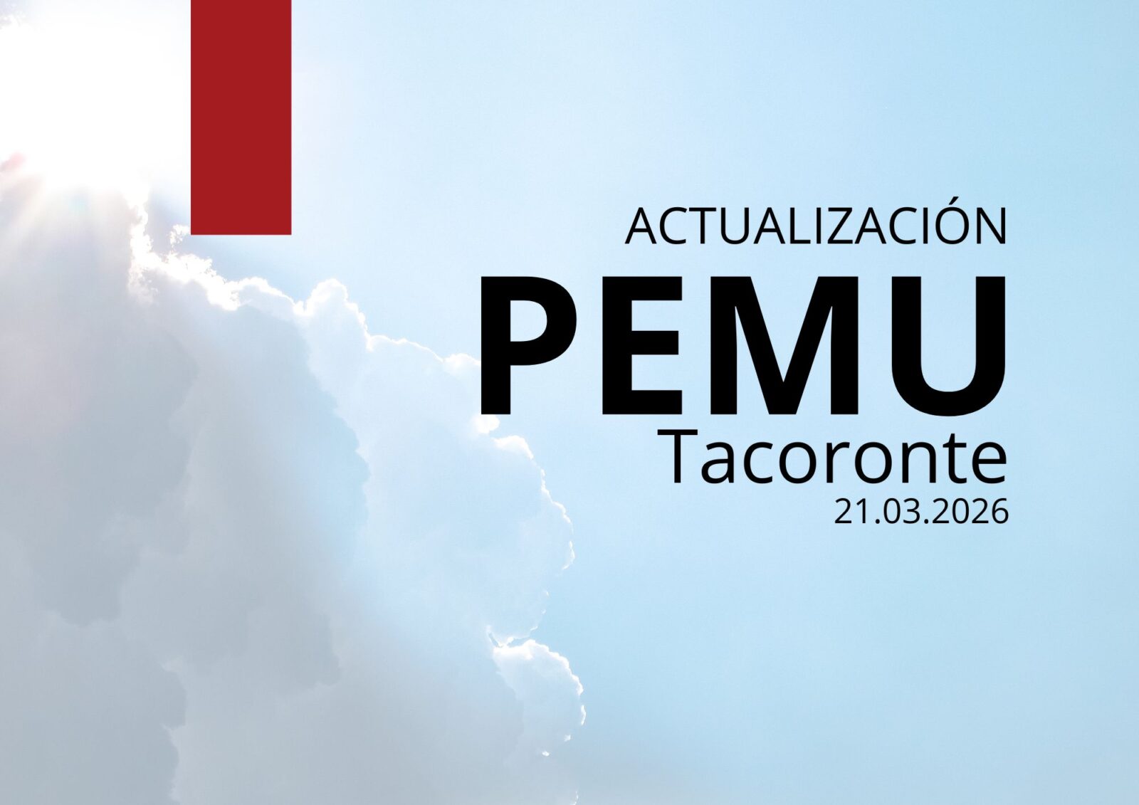 actualización PEMU 21 MARZO 2026