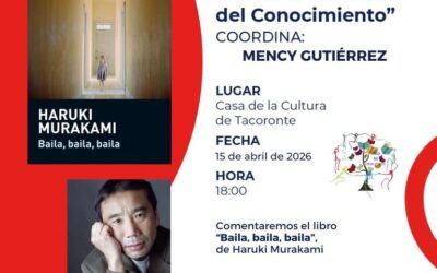 Reunión del club de lectura de Narrativa «Circulo del Conocimiento» coordinado por Mency Gutierrez