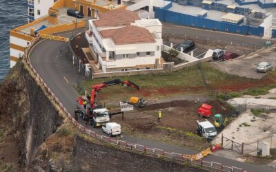 Nuevo cierre temporal por los trabajos de contención de la ladera de Mesa del Mar