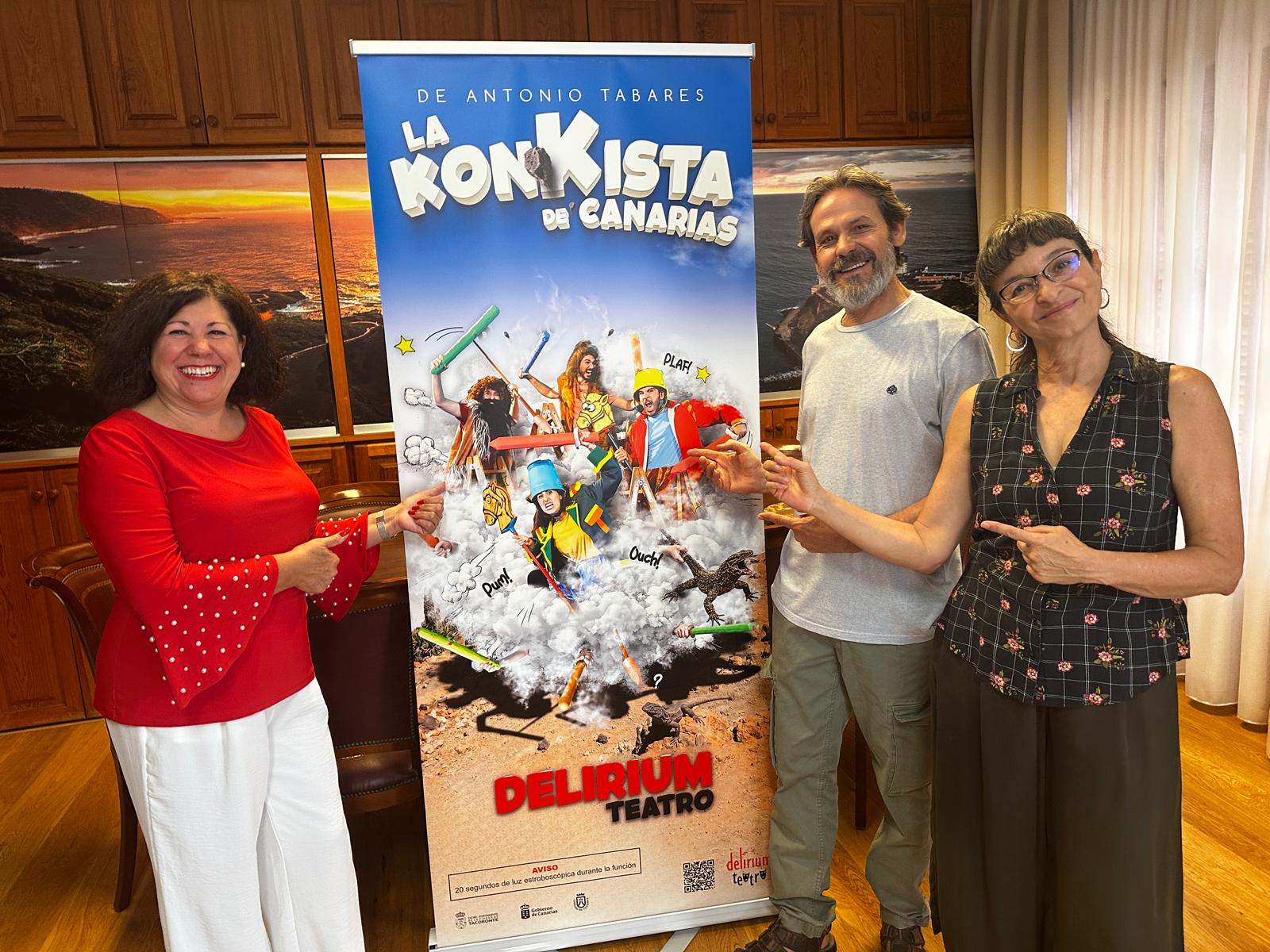 visita de DELIRIUM TEATRO AL AYTO DE TACORONTE