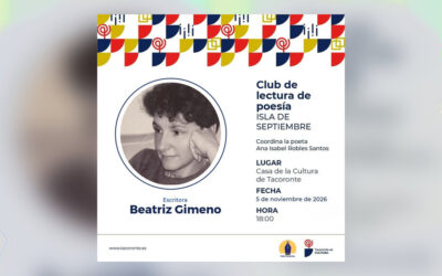 Club de lectura de poesía «Isla de septiembre» coordinado por Ana Robles Santos