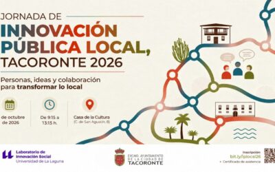 Tacoronte acoge este viernes la Jornada de Innovación Pública Local, un encuentro para impulsar nuevas formas de transformar la administración desde el ámbito municipal
